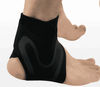 Ankle Support Brace Safety Running Basketball Sports Ankle Sleeves (Option: LXL-1pc-Right)